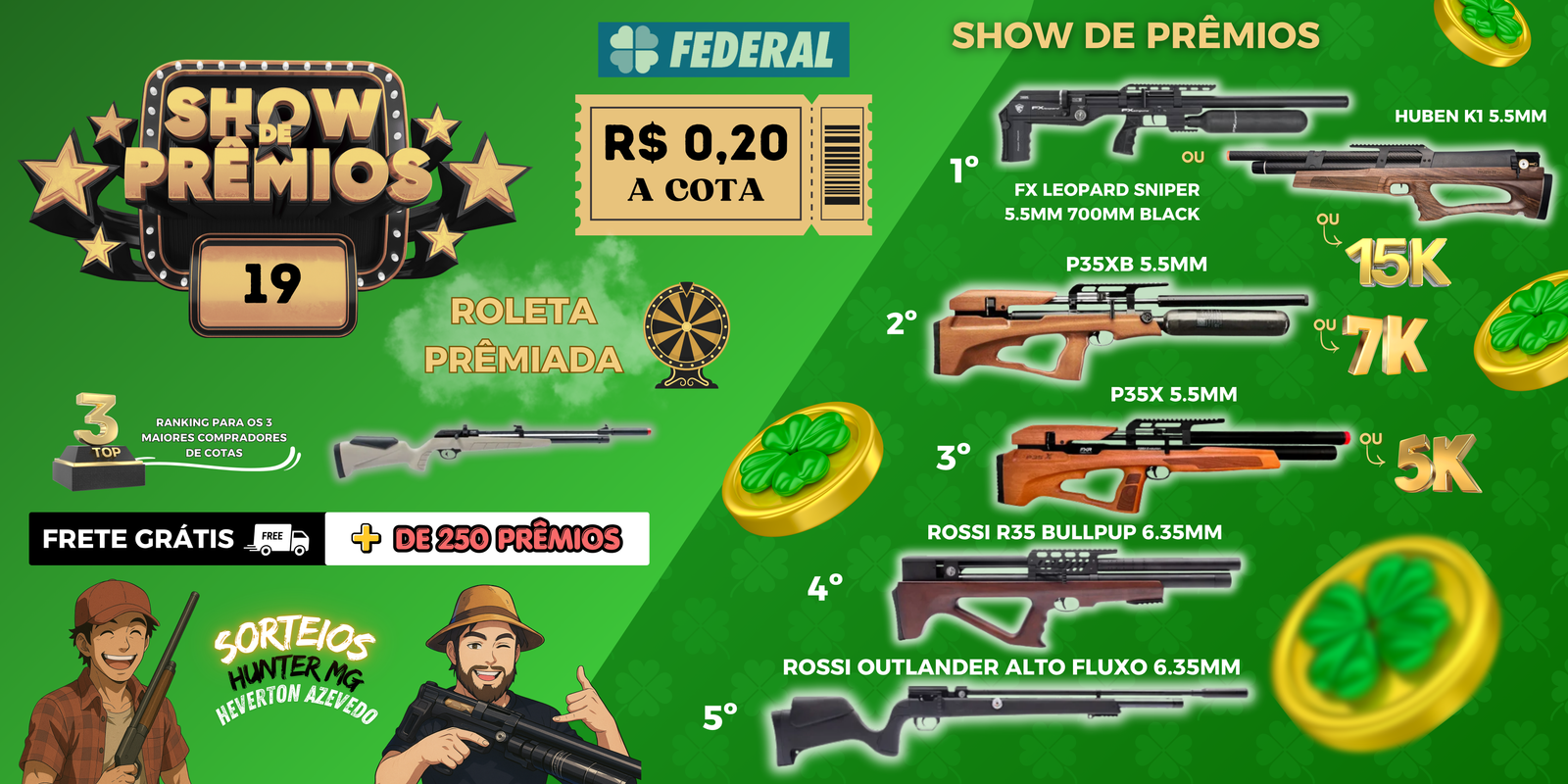 SHOW DE PRÊMIOS 19